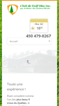 Mobile Screenshot of club-de-golf-oka.com